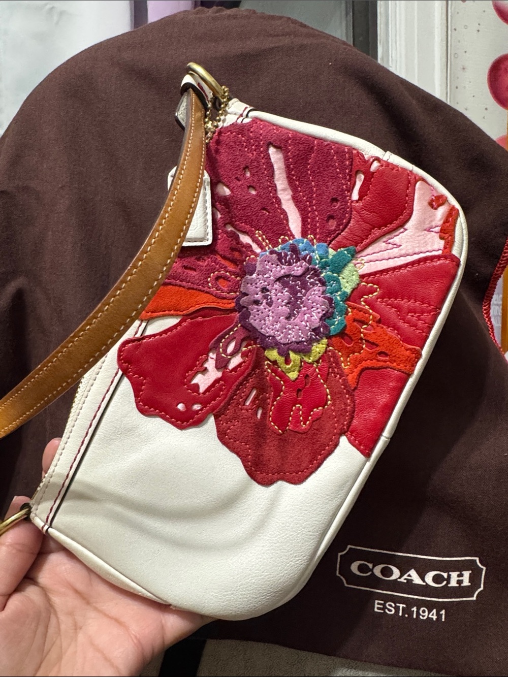 Coach Poppy Flower Demi bag - Picture 3 of 15